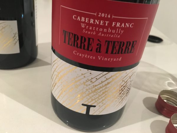 Terre à Terre Cabernet Franc 2014
