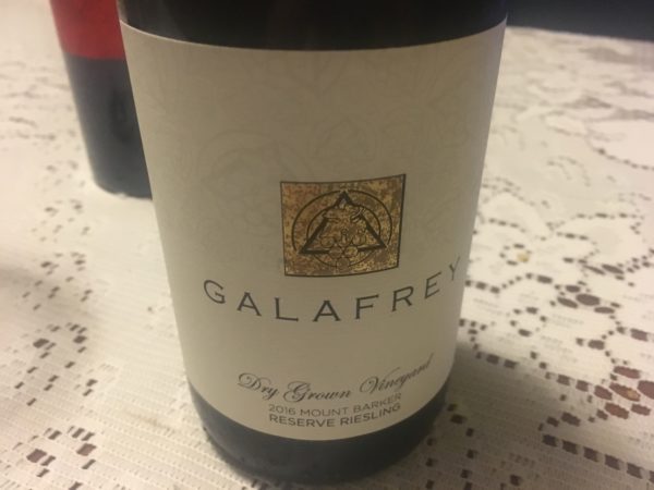 Galafrey Dry Grown Reserve Riesling 2016