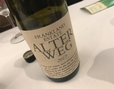 Frankland Estate Alter Weg Riesling 2017
