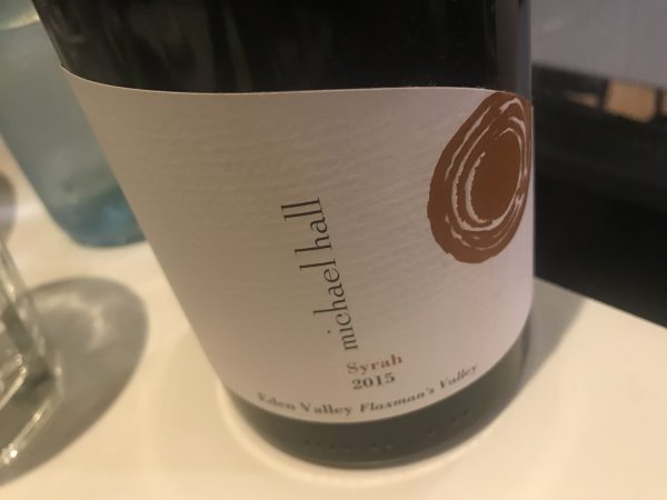 Michael Hall Flaxman’s Valley Syrah 2015