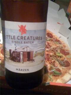 SUNDAY MUSINGS: Pizza + Little Creatures Märzen
