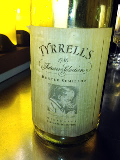Tyrrell’s Futures Semillon 1986