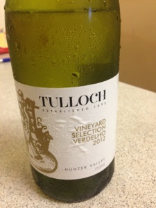 Tulloch Vineyard Selection Verdelho 2012