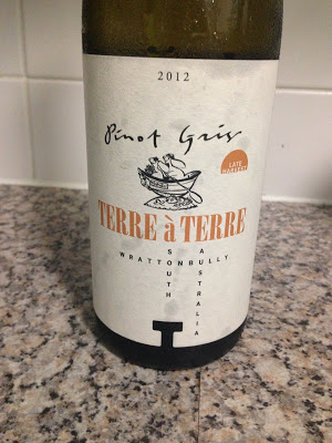 Terre à Terre Late Harvest Pinot Gris 2012