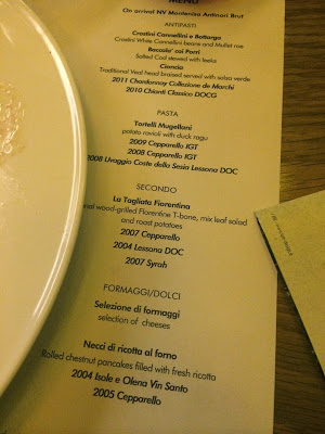 Dinner: Isole e Olena at Balla