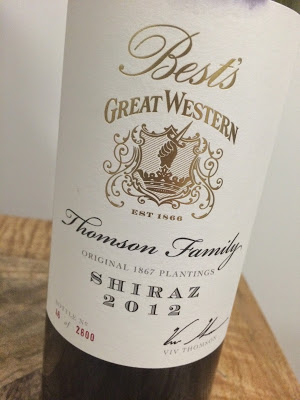 Iconic Aussie Shiraz: Best's Thomson Family Shiraz 2012