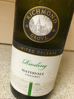 A flashback wine: Richmond Grove Limited Release Riesling 2012
