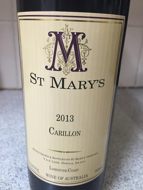 I can’t believe it’s not Coonawarra: St Mary’s Wines Carillon 2013