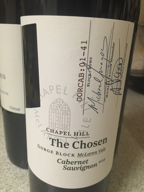 Chapel Hill The Chosen Gorge Block Cabernet Sauvignon 2013