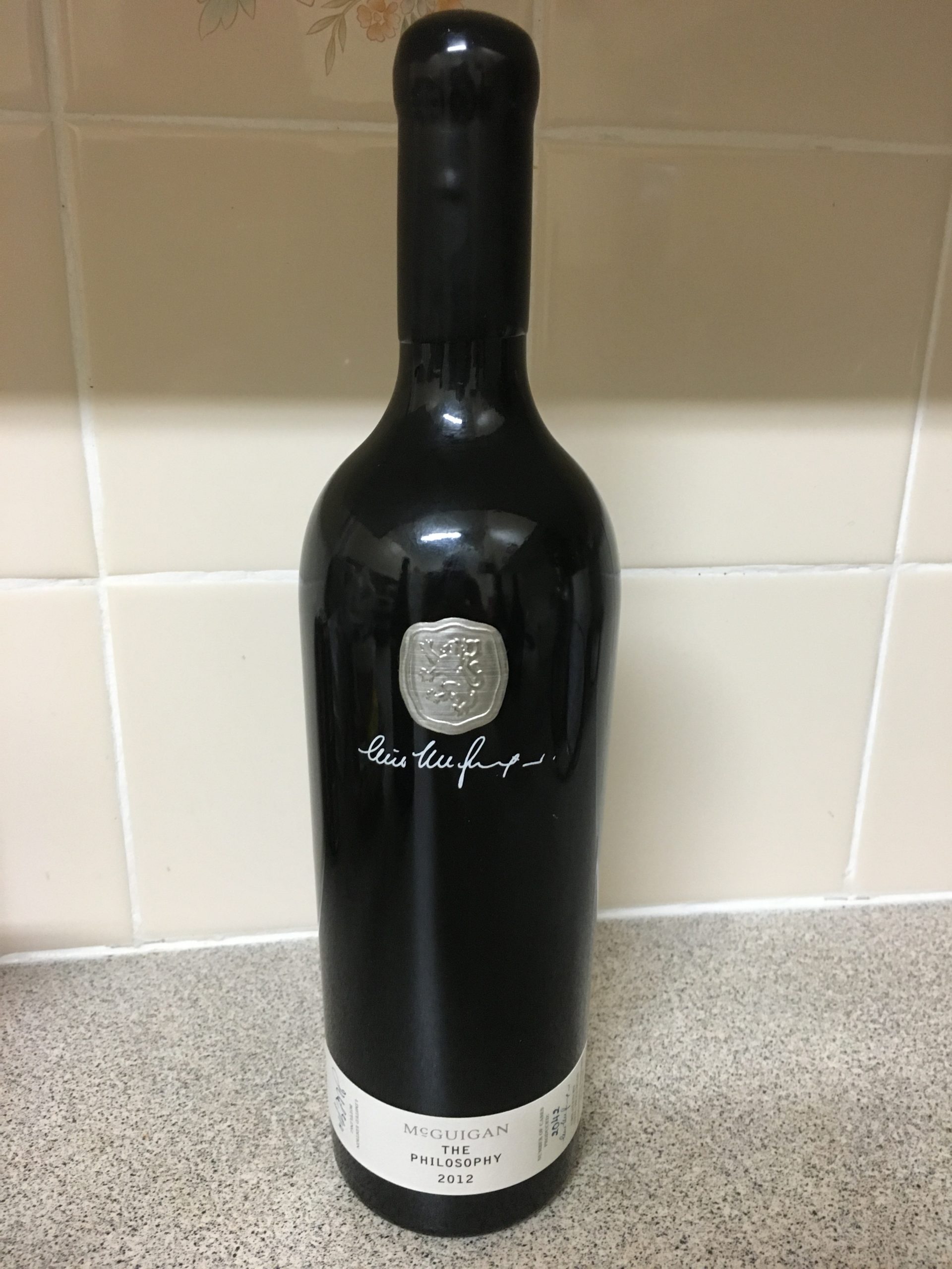 McGuigan takes a shot at the $150 icon red market with the 2012 The Philosophy