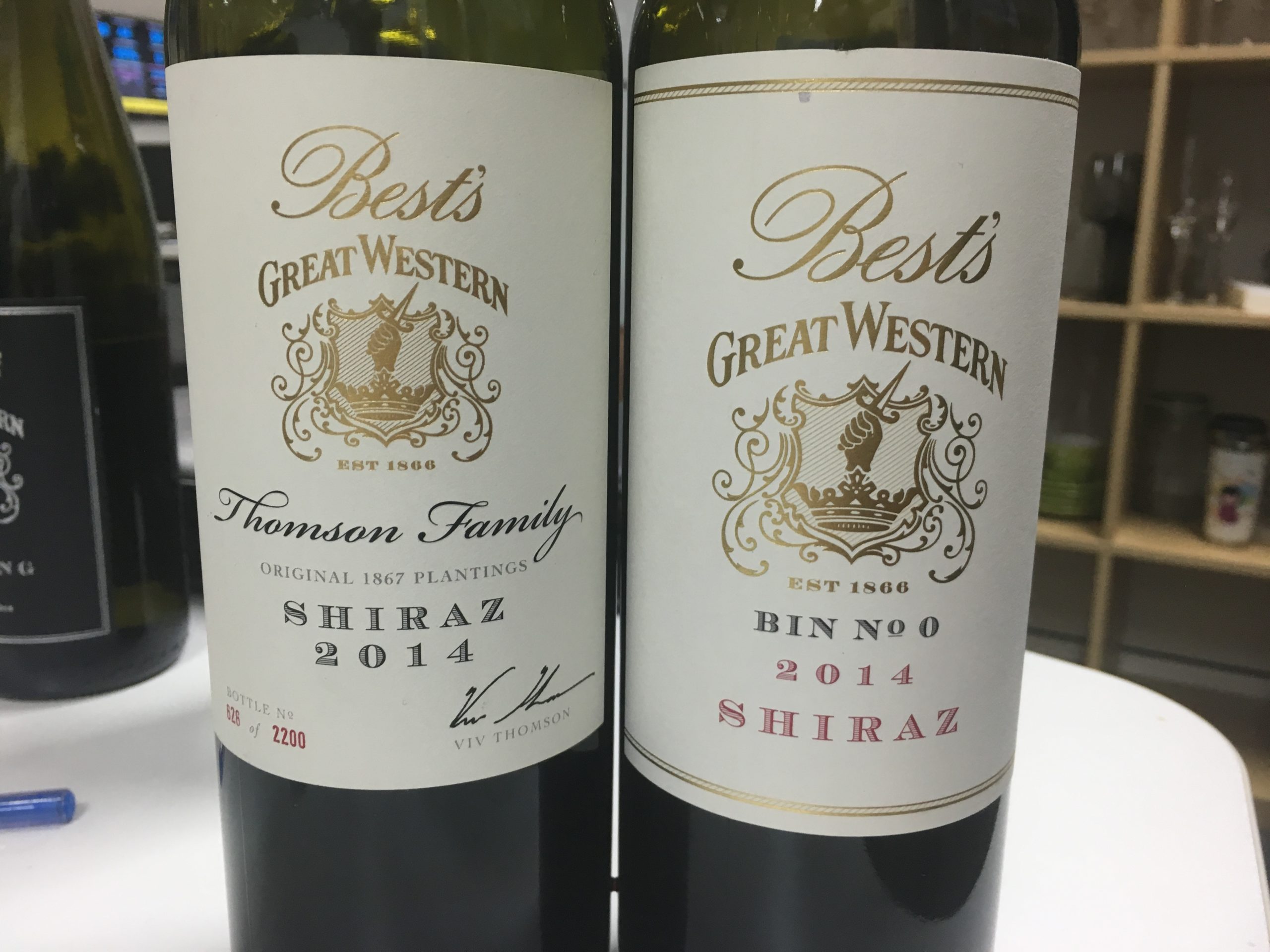 Best’s superb new 2014 Bin 0 and Thomson Family Shiraz