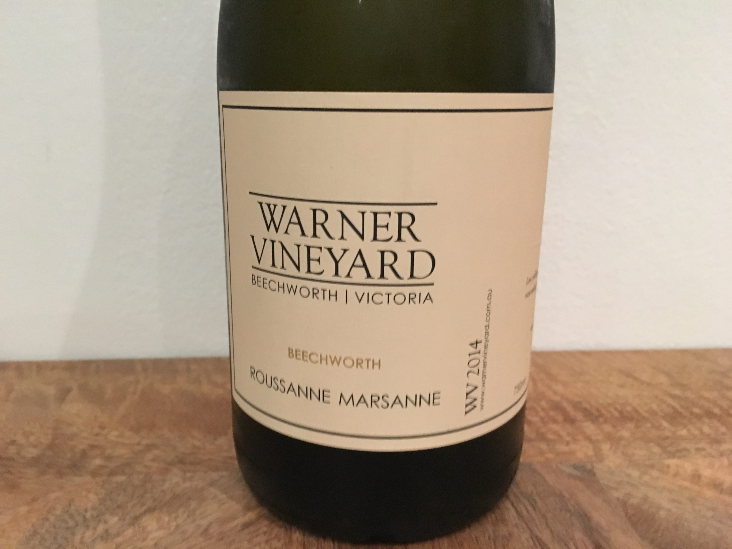 2014 Warner Vineyard Roussanne Marsanne