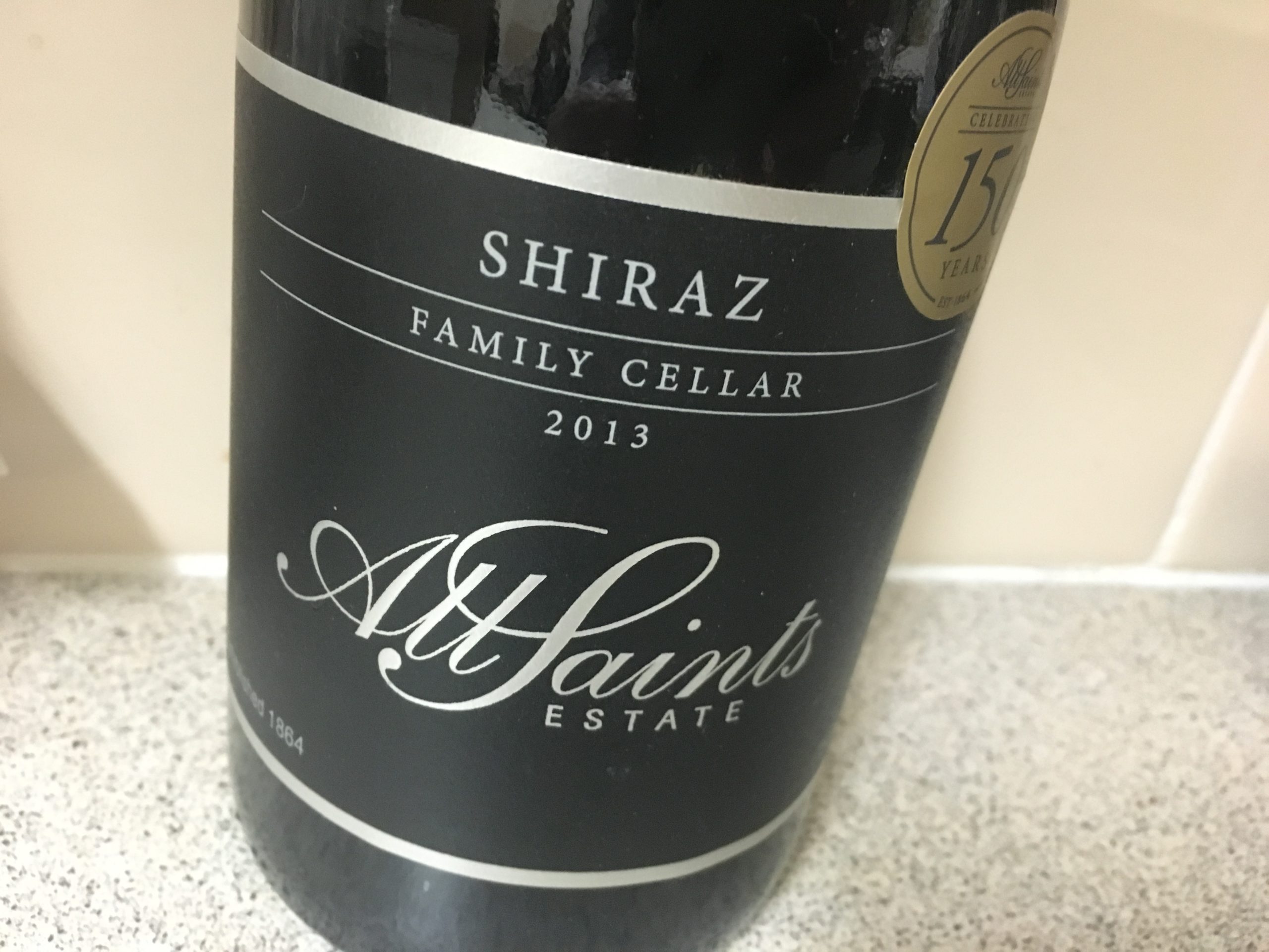 Serious Rutherglen red: All Saints Estate Family Cellar Shiraz 2013