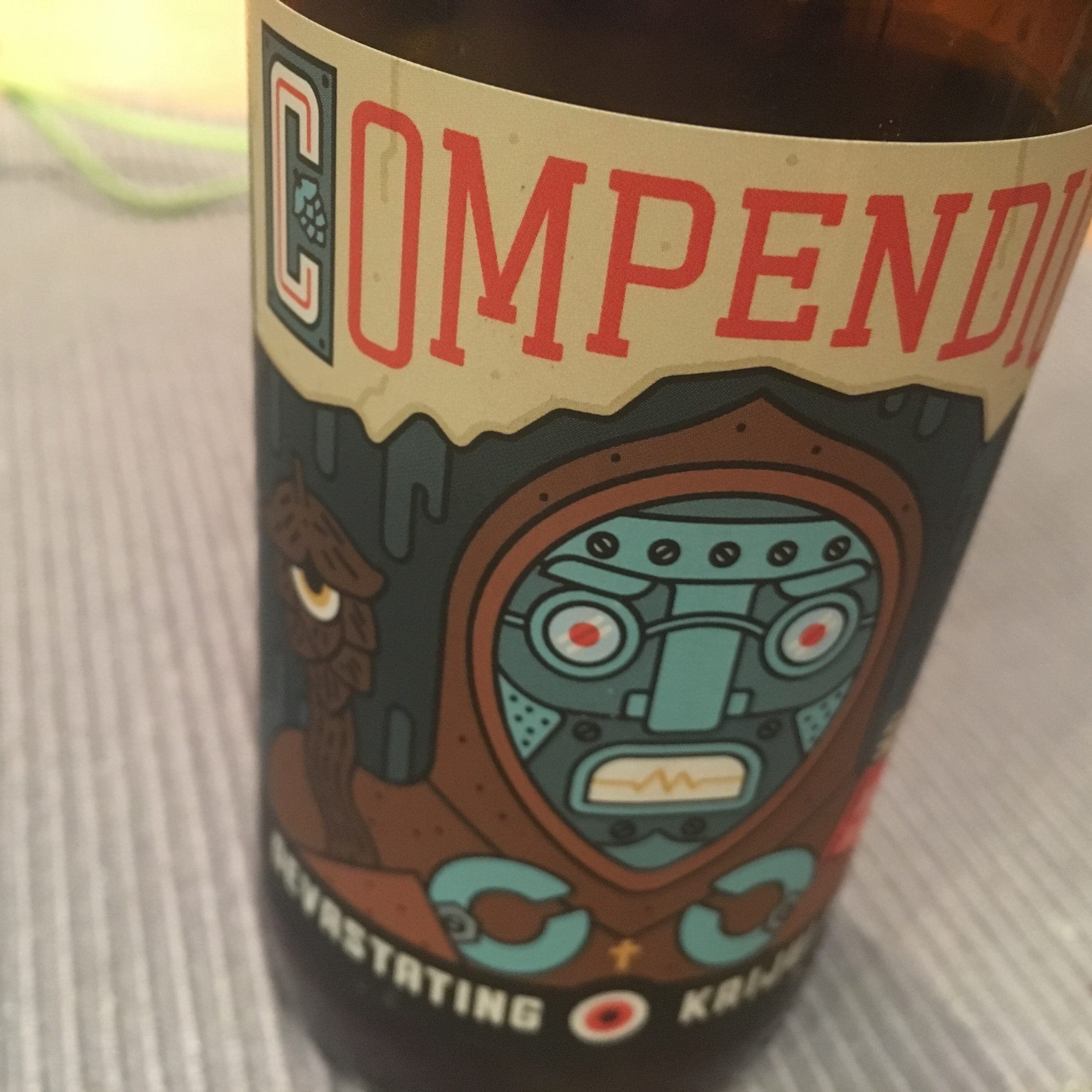 BEER: Kaiju! Beer Compendium Monastic Red IPA