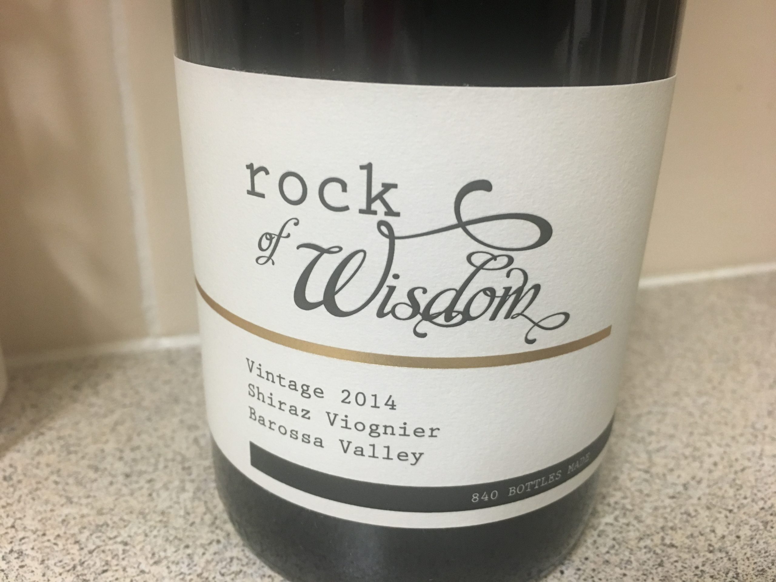 Rock of Wisdom Barossa Shiraz Viognier 2014