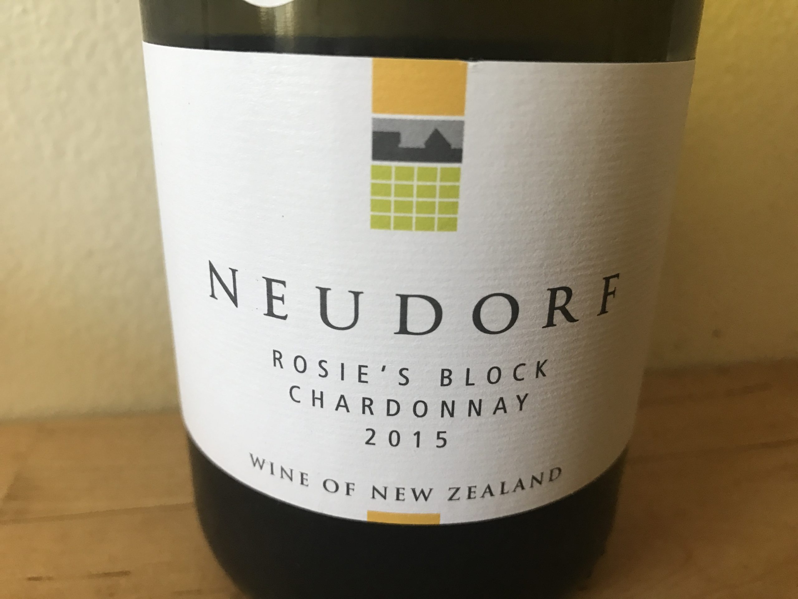 Neudorf’s delicious 2015 Rosie’s Block Chardonnay