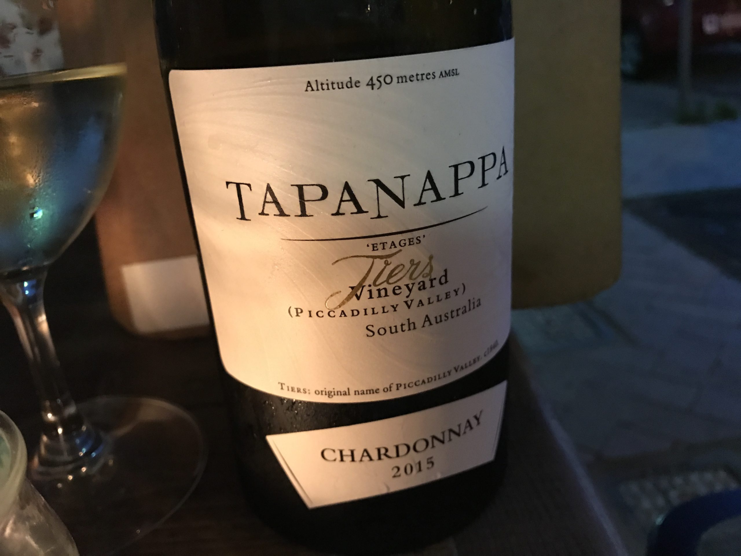 Tapanappa’s superb 2015 Tiers Adelaide Hills Chardonnay