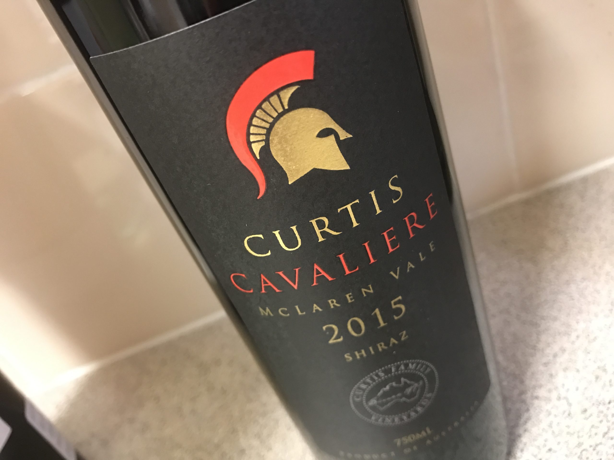 Jousting Sticks? Curtis Cavaliere McLaren Vale Shiraz 2015