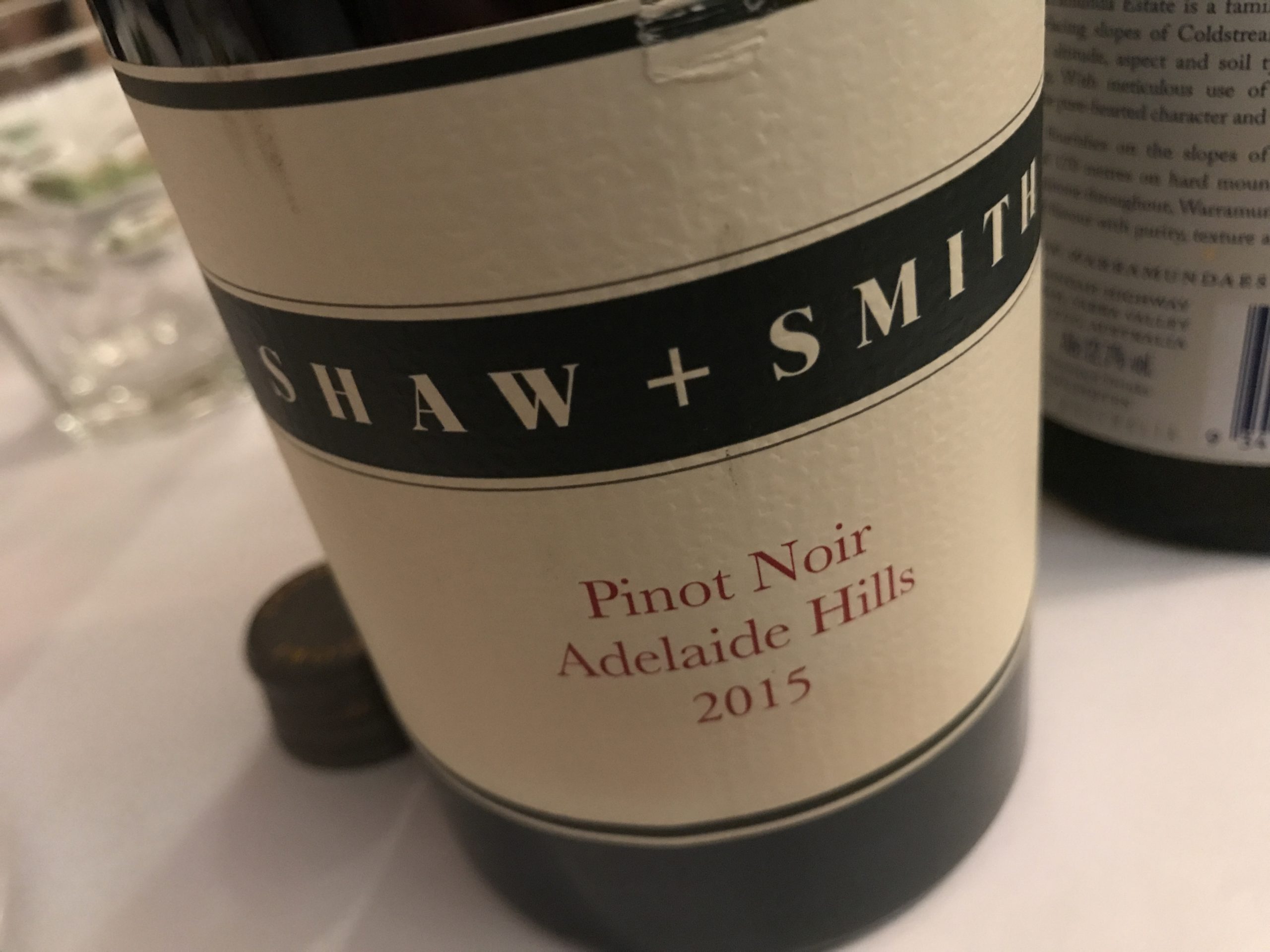 Shaw + Smith Pinot Noir 2015