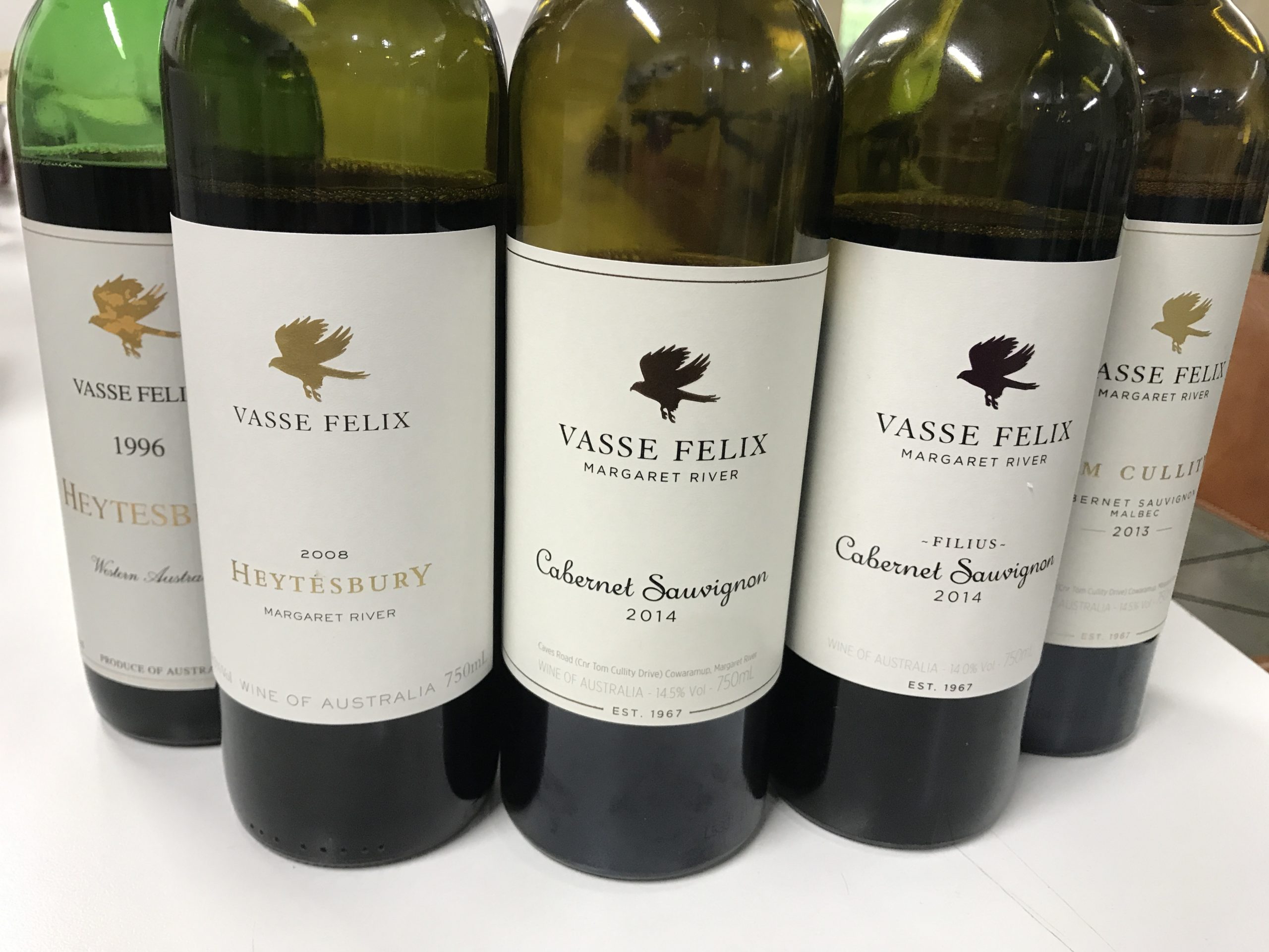 Vasse Felix Cabernet new releases inc. ’13 Tom Cullity