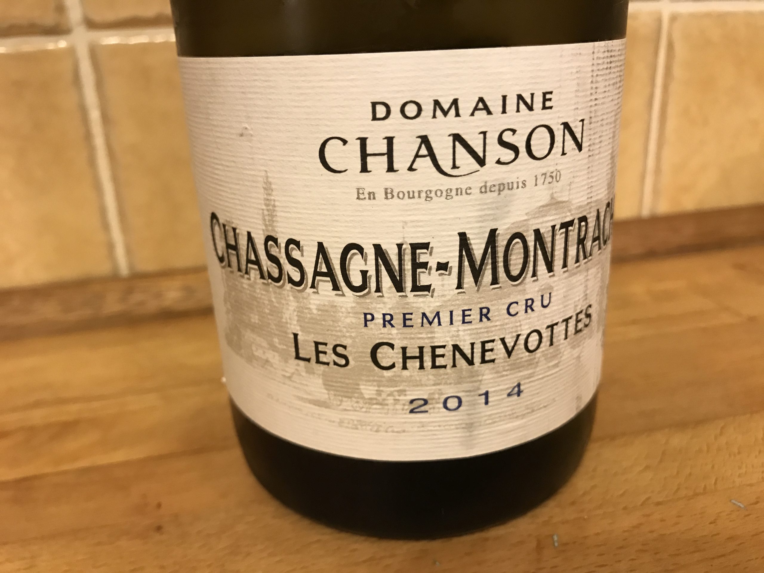 Backward (and superb) 1er Cru Burgundy from Chanson