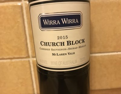 Wirra Wirra Church Block 2015 vintage