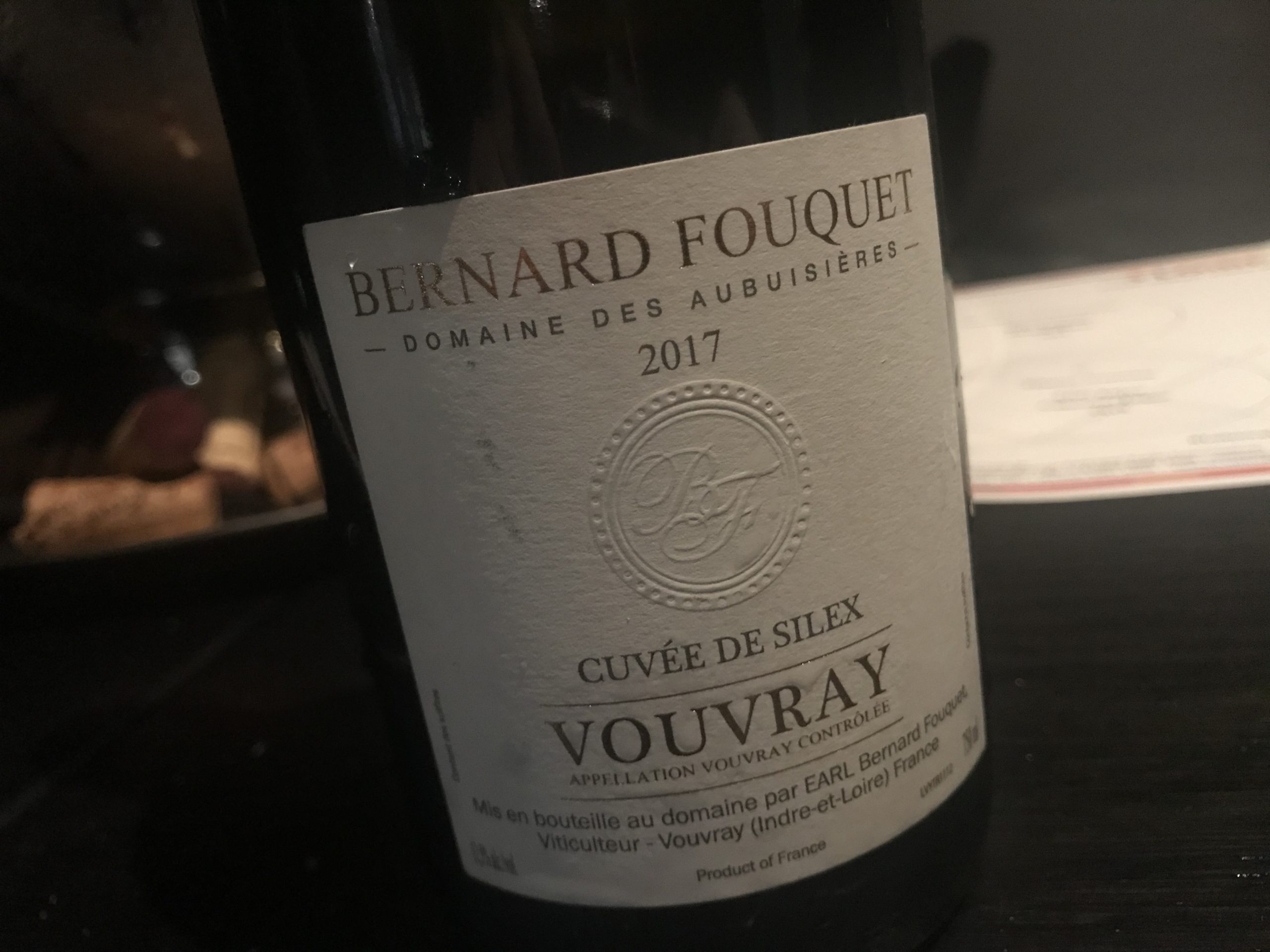 Wine of the week: Domaine des Aubuisières Cuvee de Silex Vouvray 2017