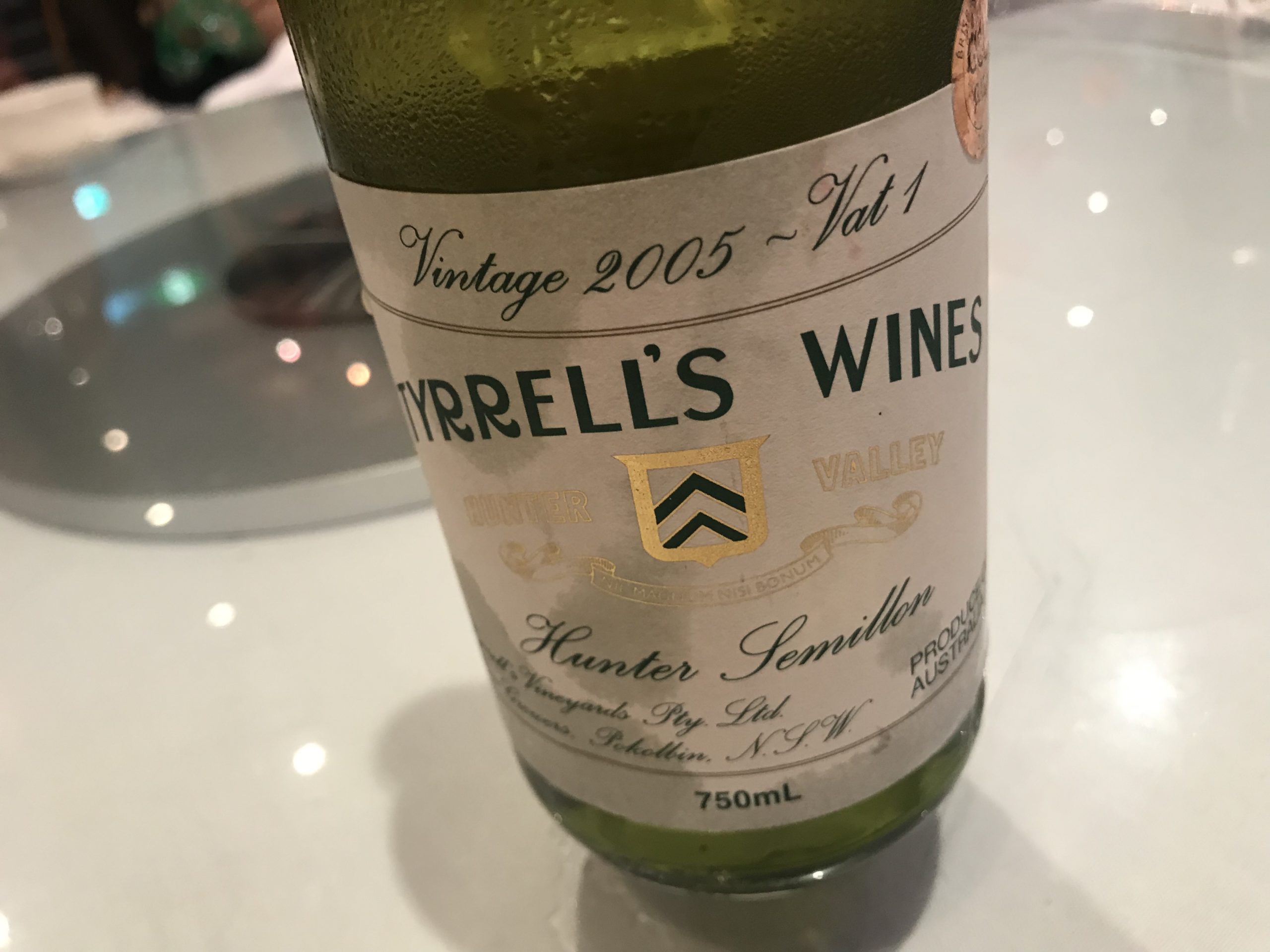 Birthday wines round 2: 05 Tyrrell’s Vat 1 & cult NZ red