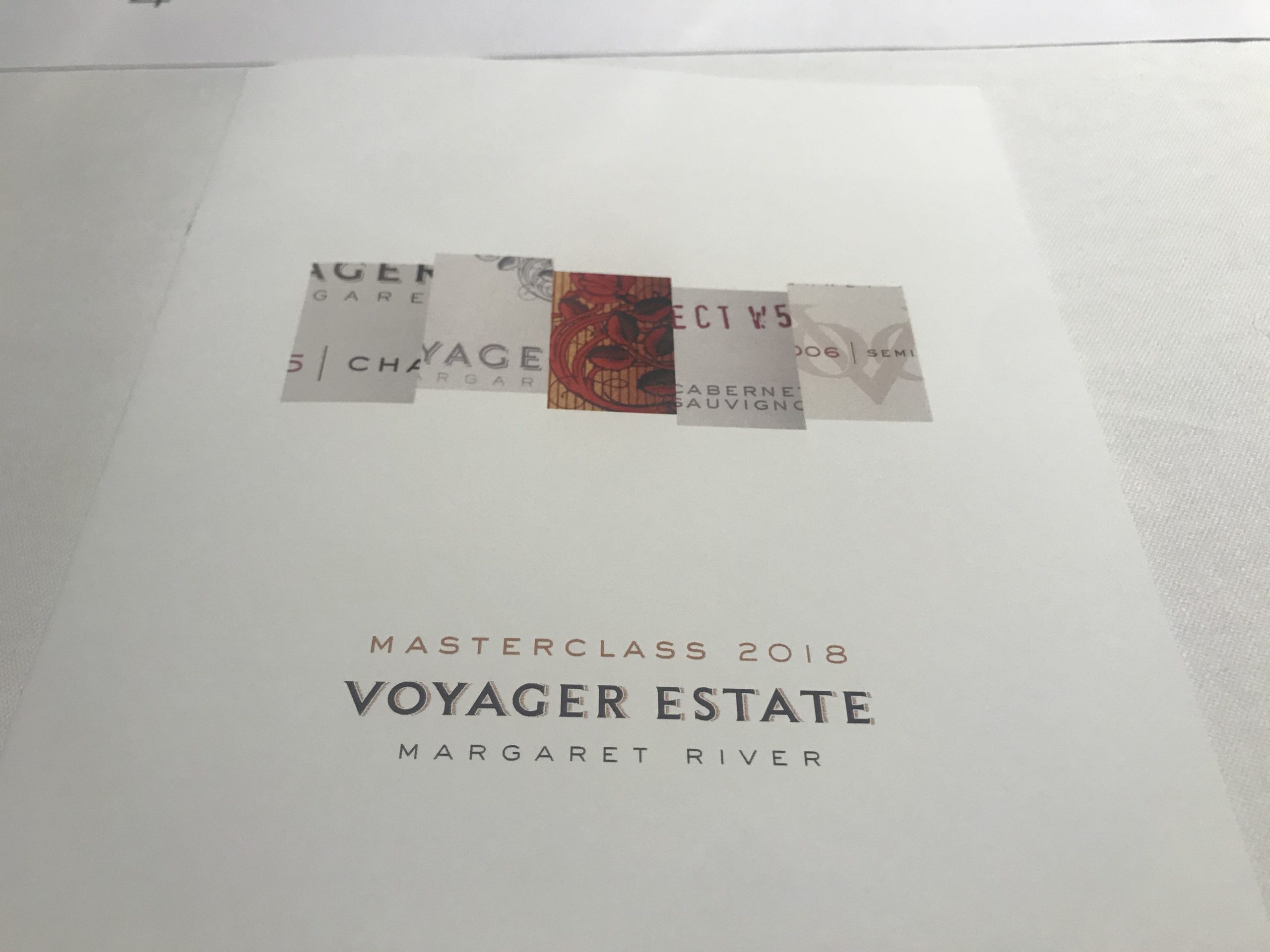 Voyager Estate mini-verticals of Chardonnay and Cabernet Merlot from the mid noughties