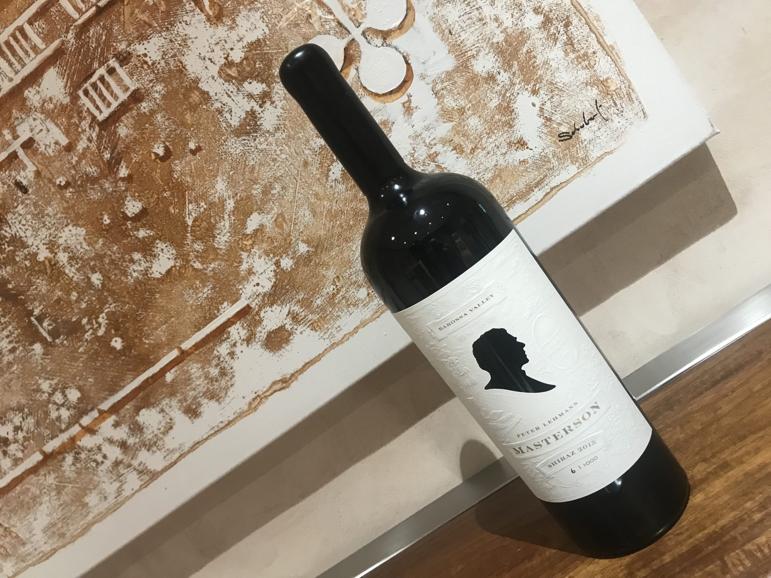 Peter Lehmann Masterson Shiraz 2015 in situ