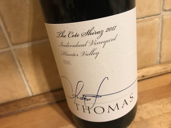 Thomas Wines The Cote Shiraz 2017