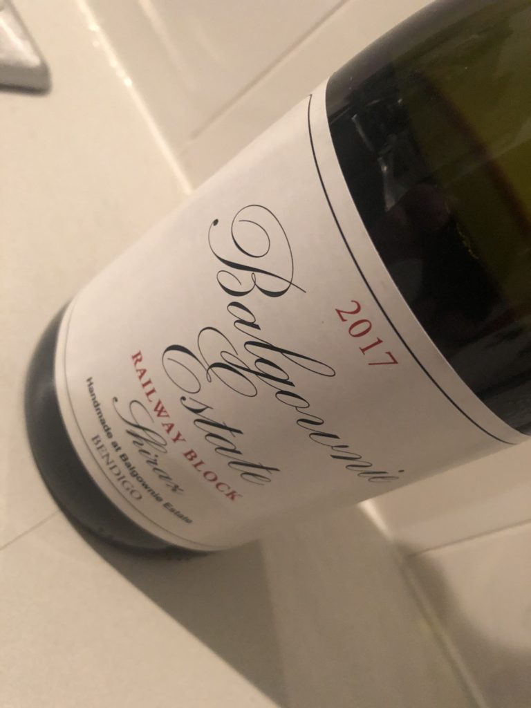 Balgownie Estate Railway Block Shiraz 2017