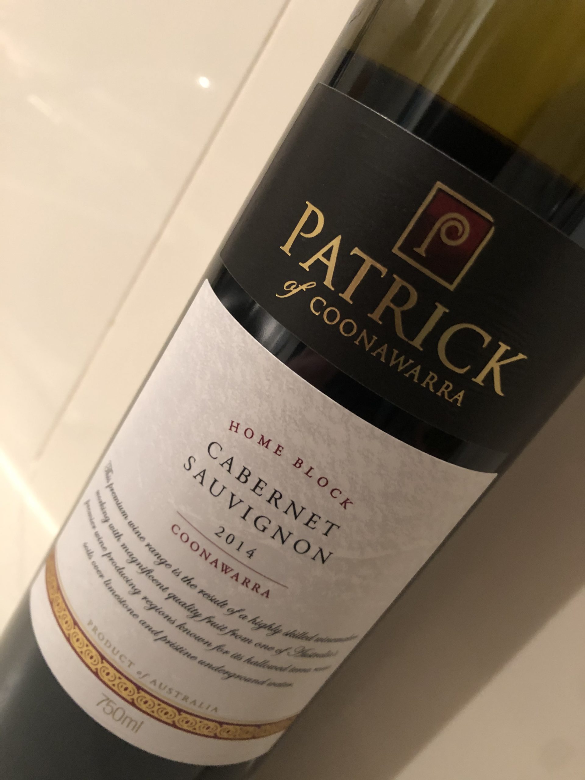 Review: Patrick of Coonawarra Home Block Cabernet Sauvignon 2014