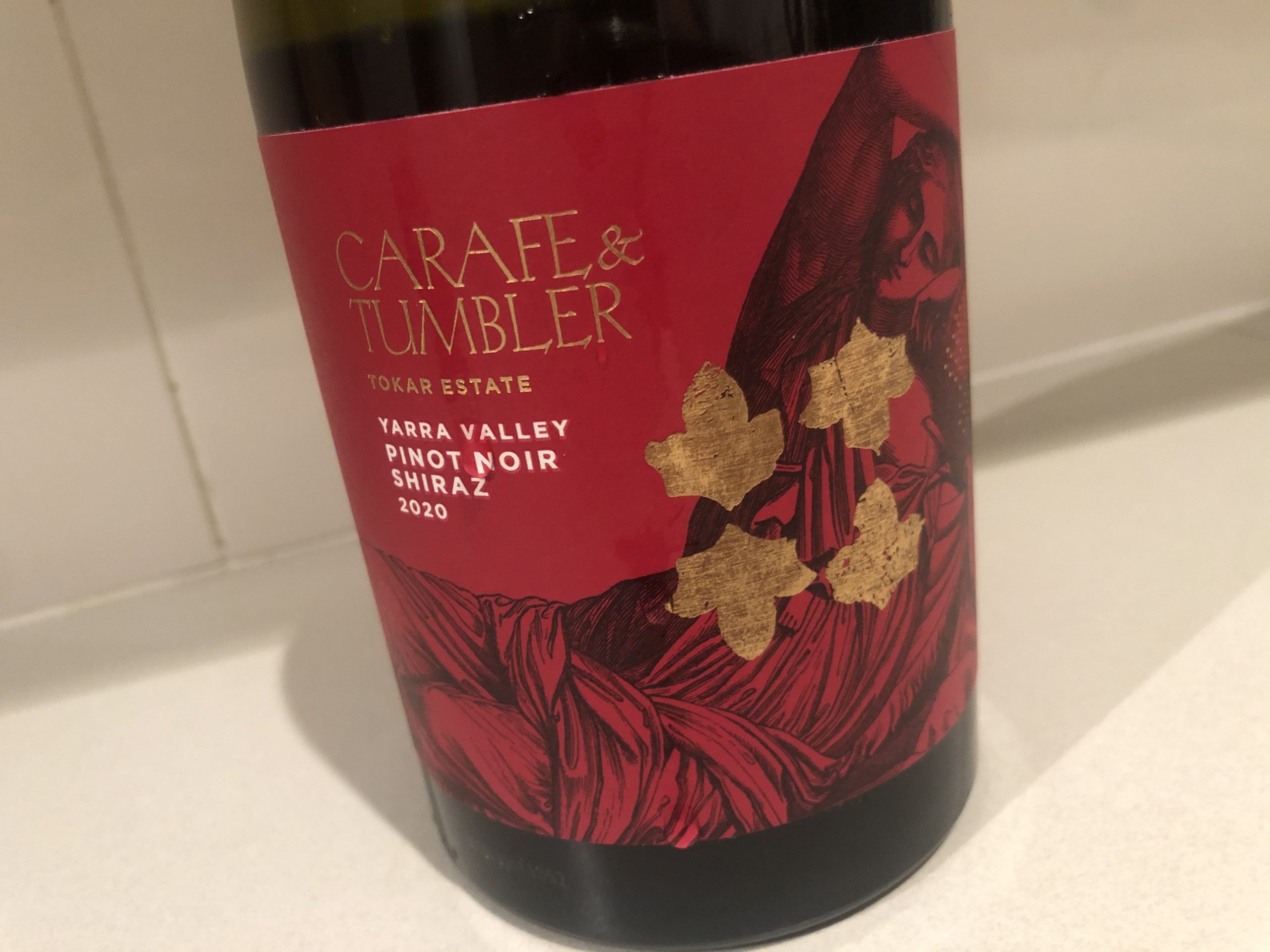 The wildly drinkable Tokar Estate Carafe & Tumbler Pinot Shiraz 2020