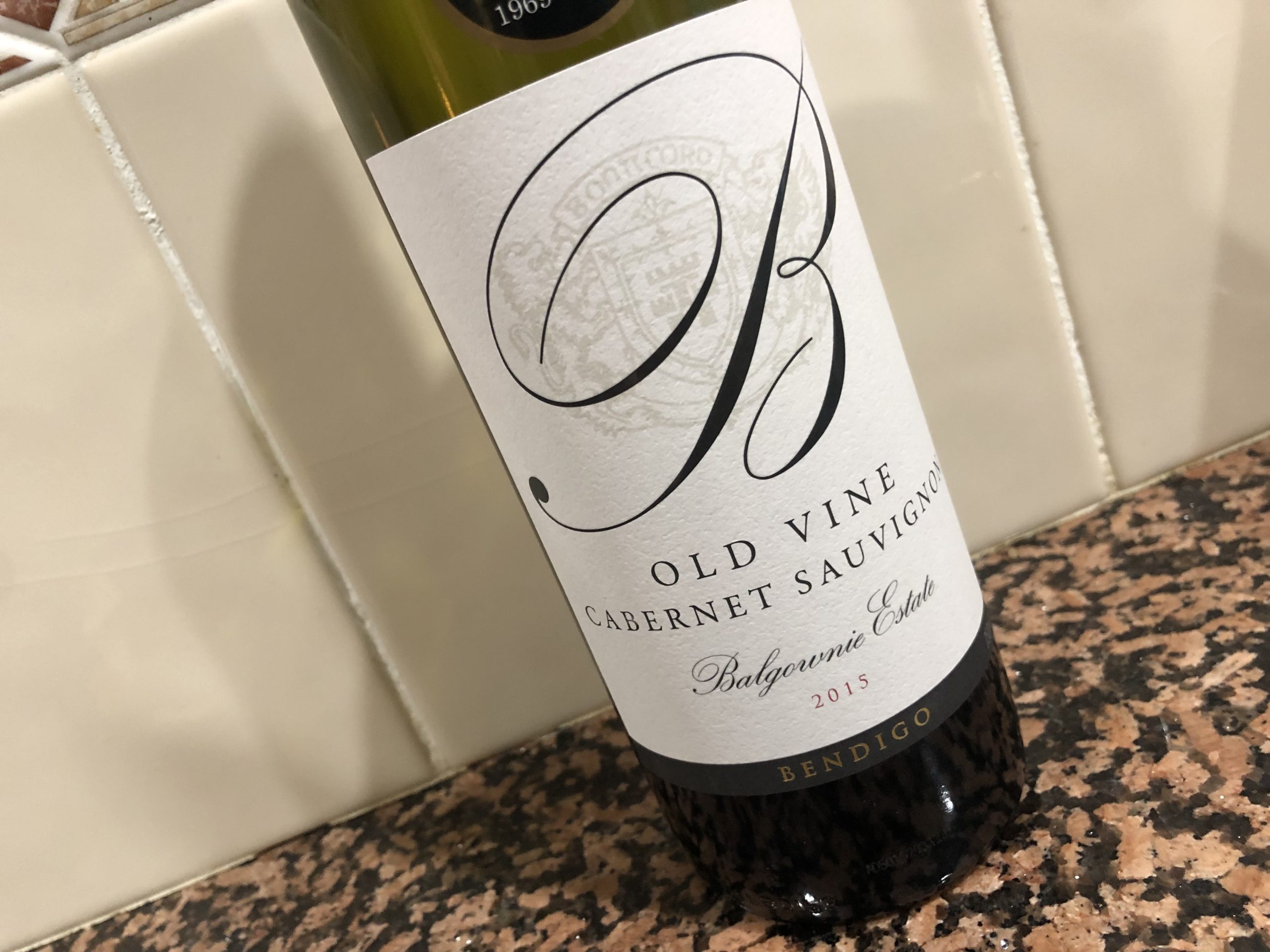 Balgownie Estate Old Vine Cabernet Sauvignon 2015