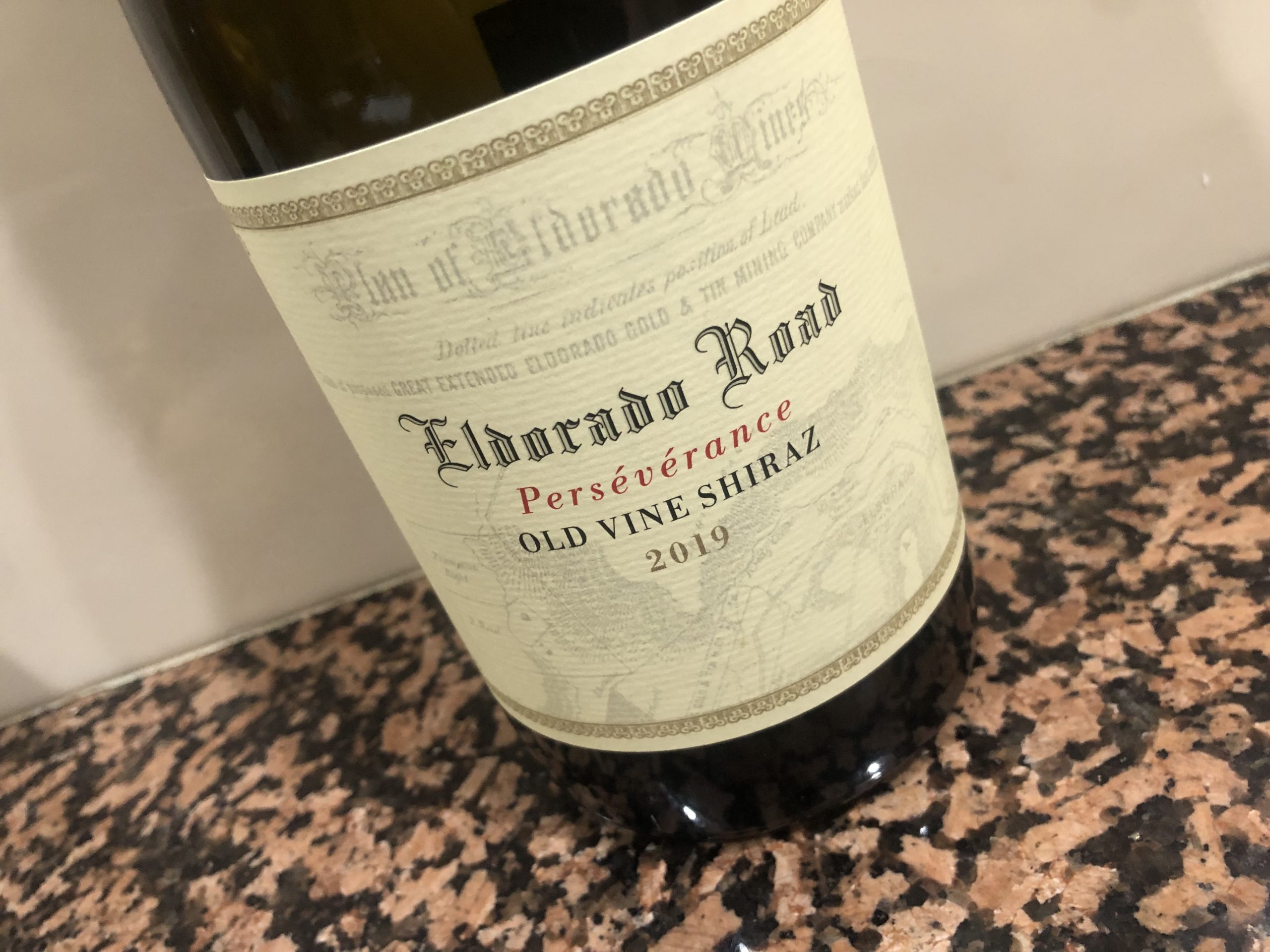 Review: Eldorado Road Perseverance Old Vine Shiraz 2019. Worth the effort