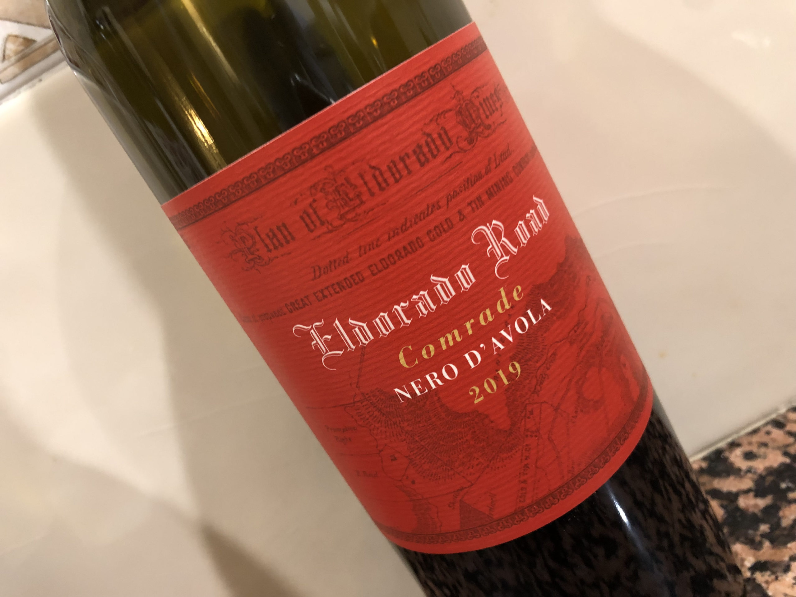 Review: Eldorado Road Comrade Nero d’Avola 2019. The best Nero in the land.
