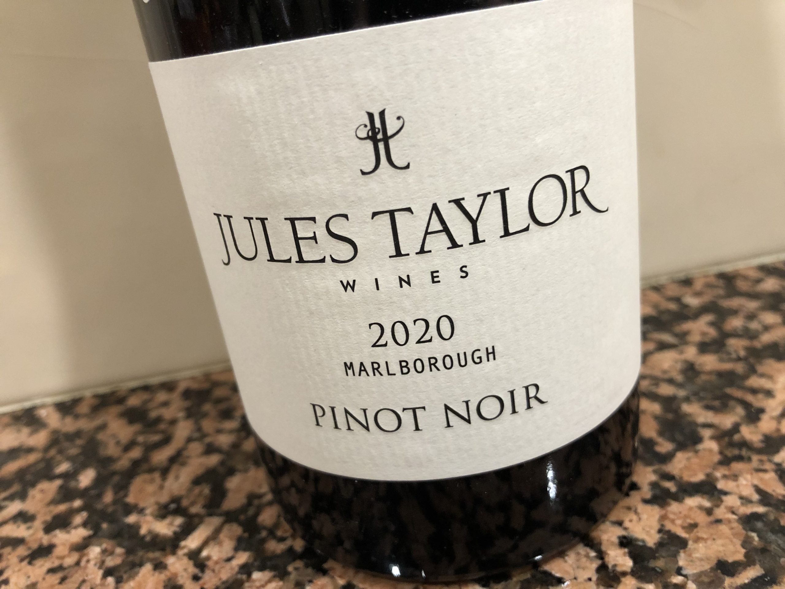Review: Jules Taylor Pinot Noir 2020. Marlborough Pinot done good for $35