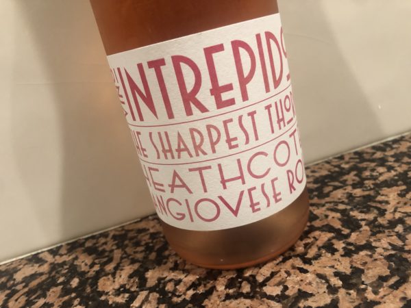 Vino Intrepido The Sharpest Thorn Sangiovese Rosé 2021