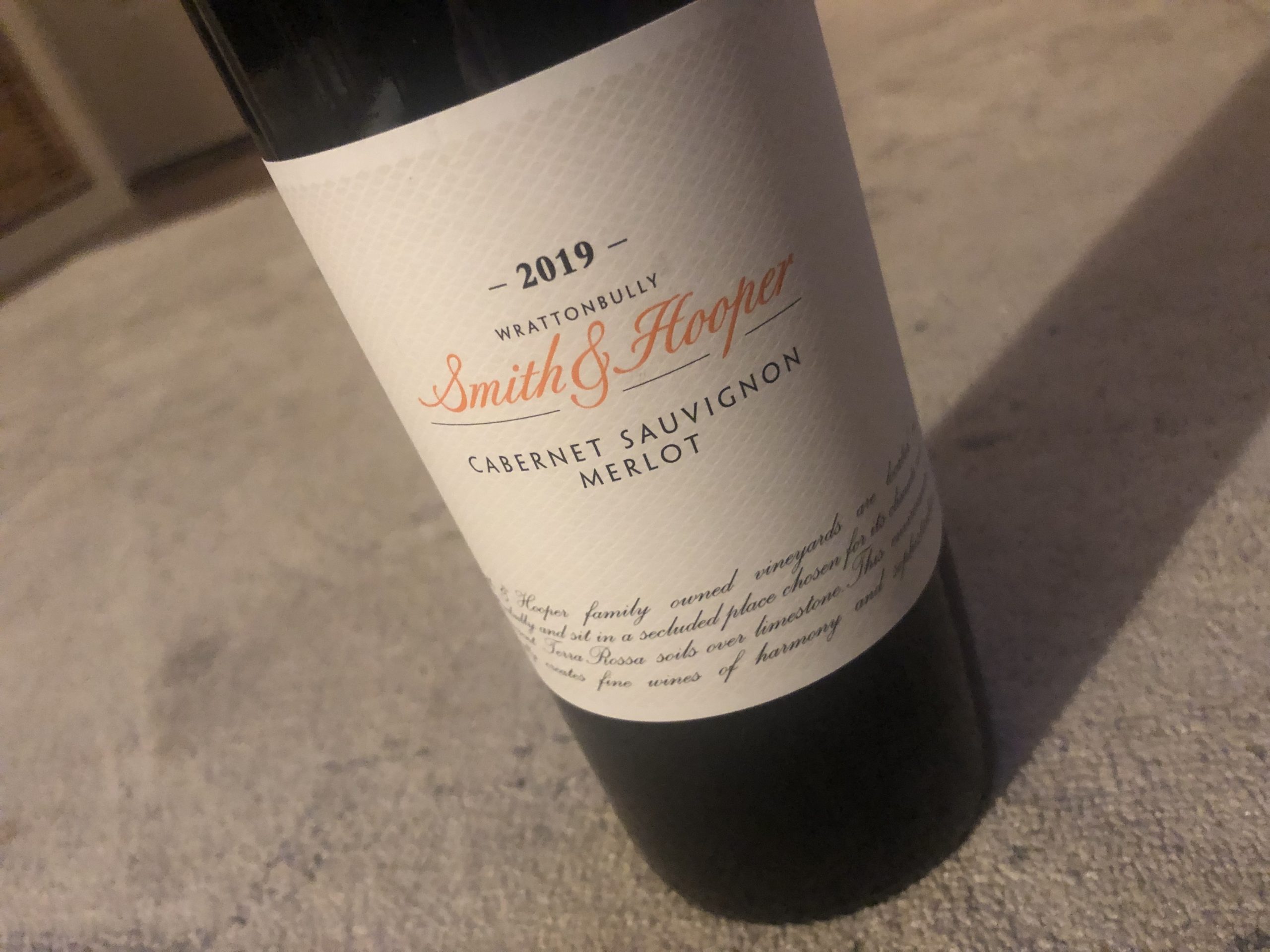 Review: Smith & Hooper Cabernet Merlot 2019. It’s Wrattonbully for bargain.