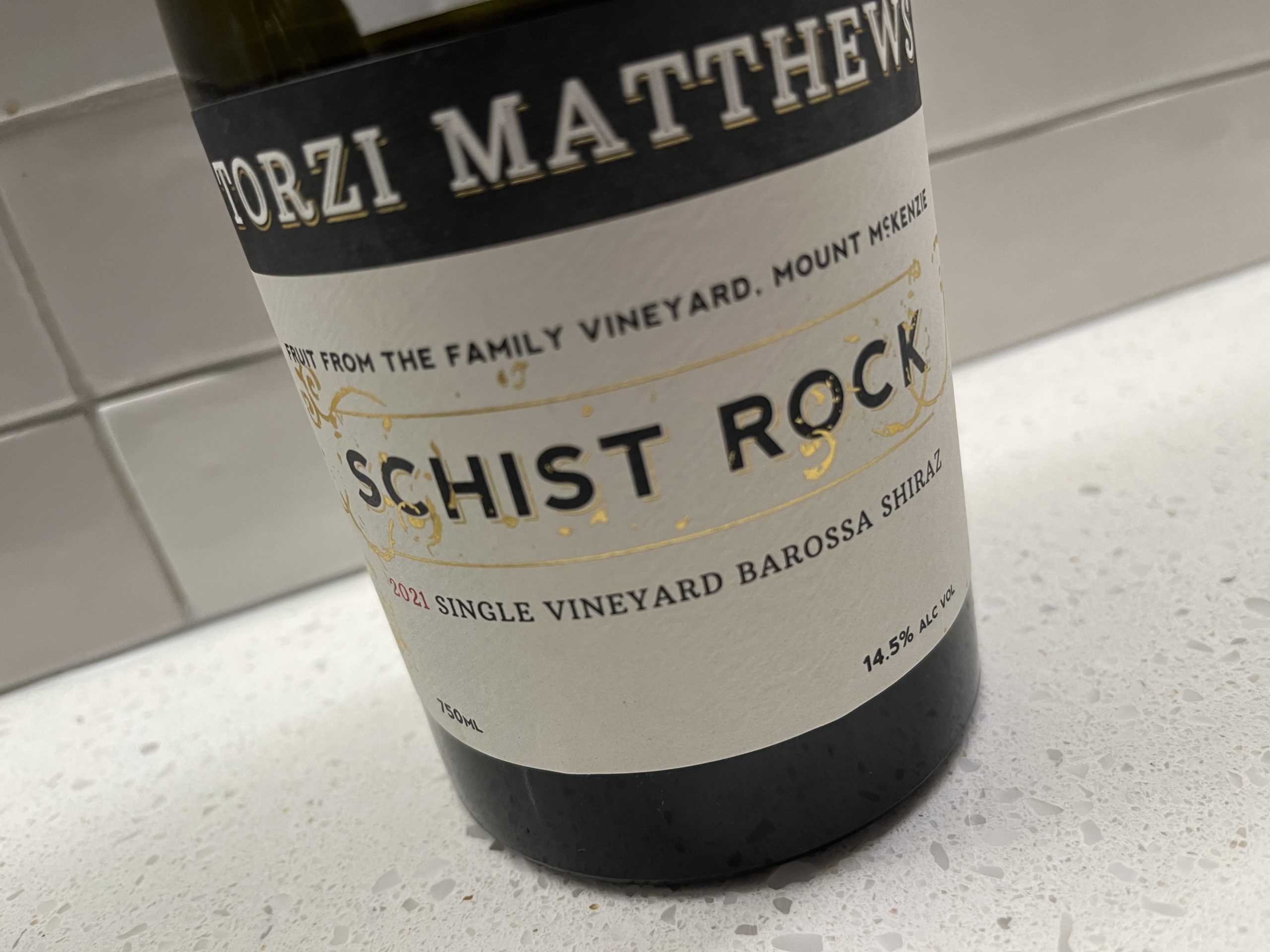 Torzi Matthews Schist Rock Shiraz 2021
