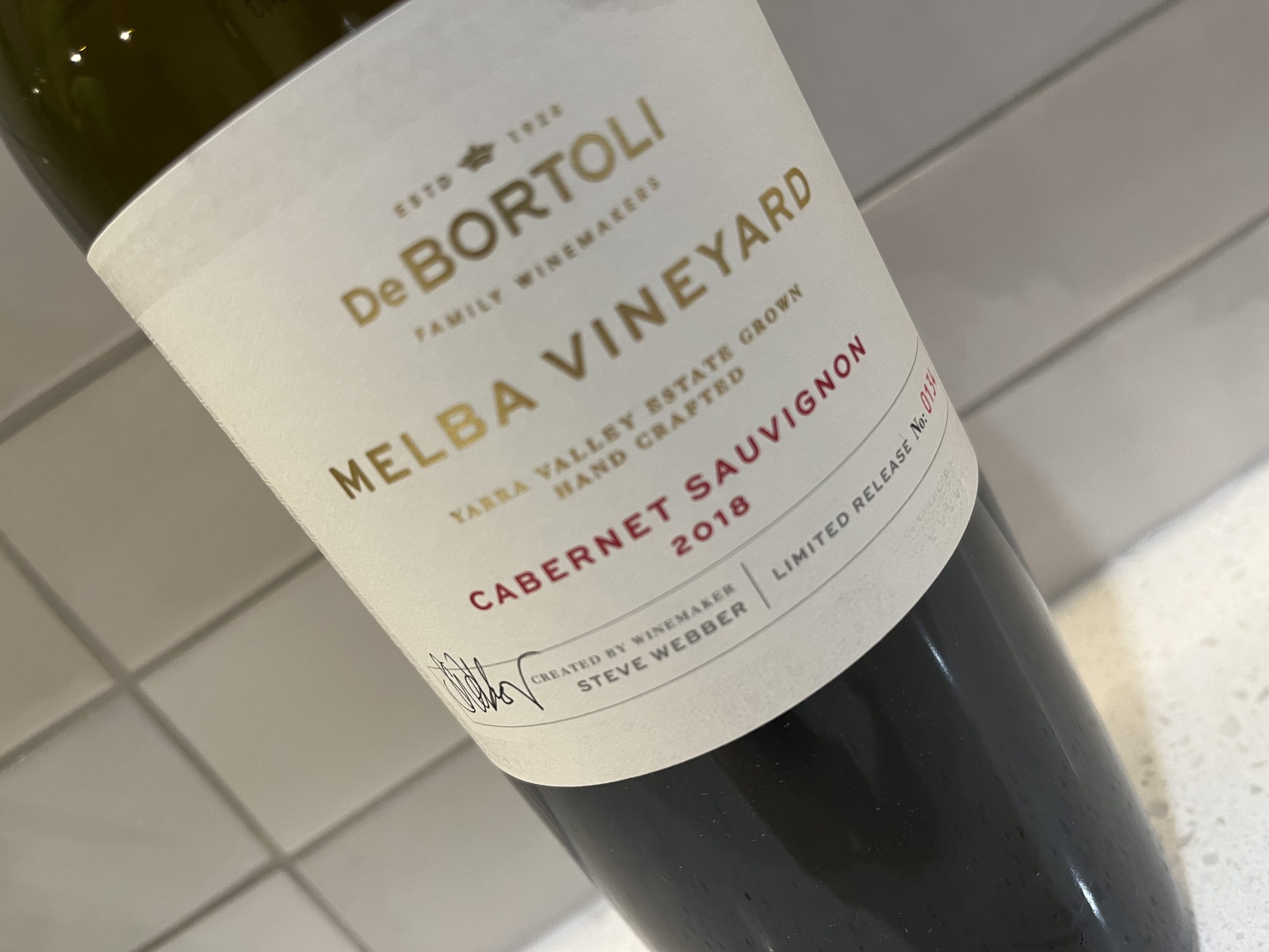 De Bortoli Melba Vineyard Cabernet Sauvignon 2018