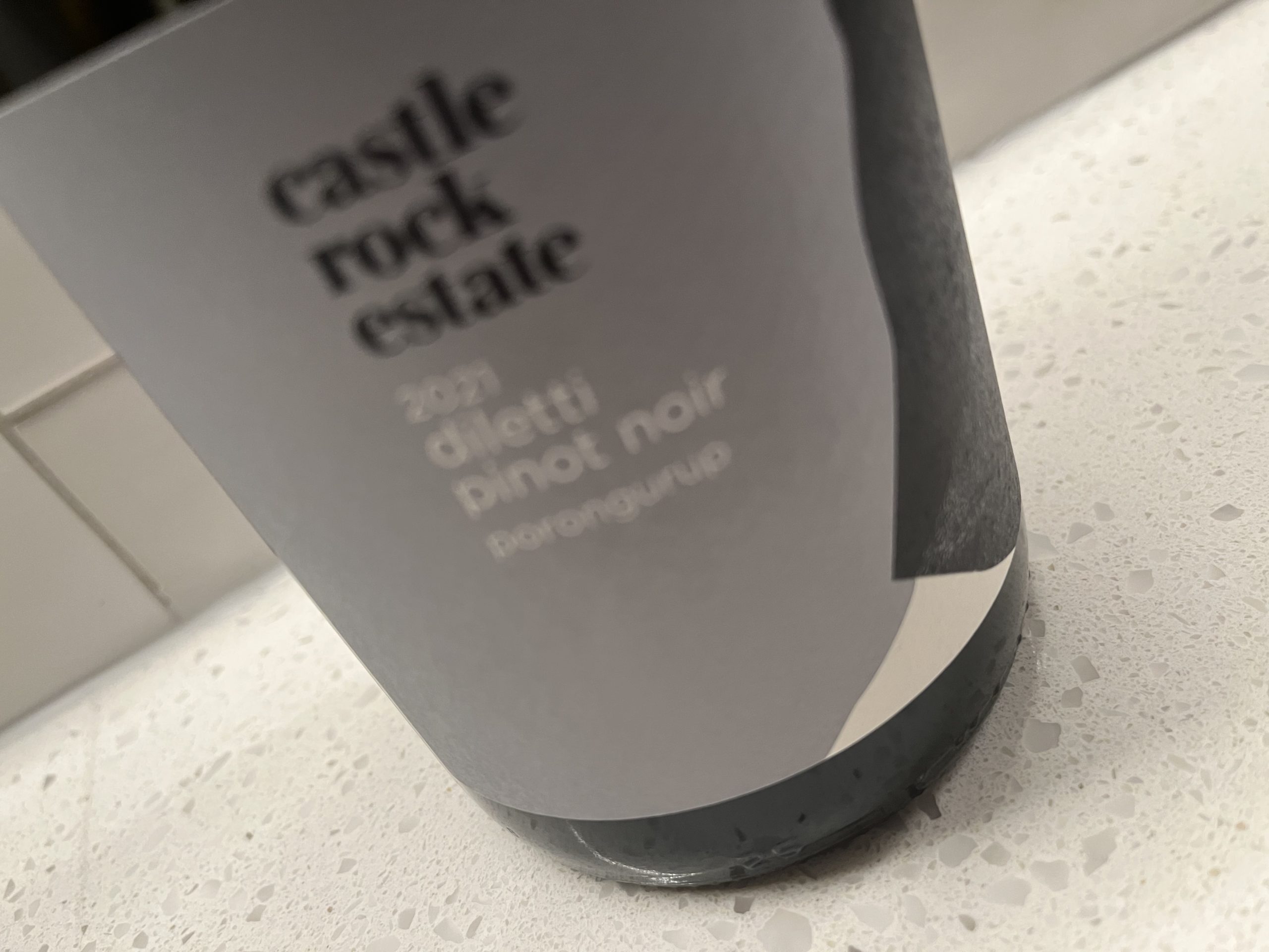 Review: Castle Rock Diletti Pinot Noir 2021