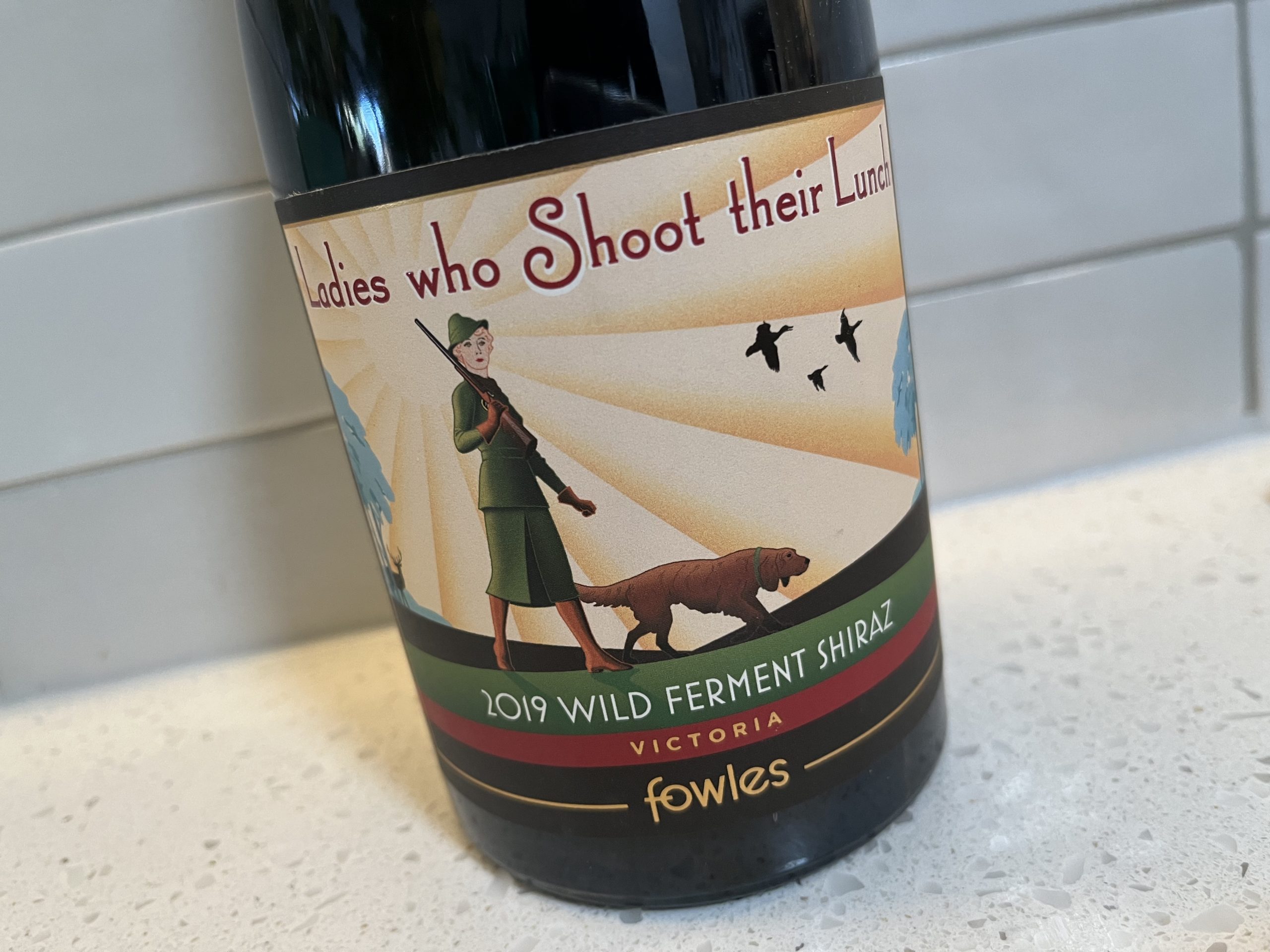 Review: Fowles Ladies Who Shoot Their Lunch Wild Ferment Shiraz 2019