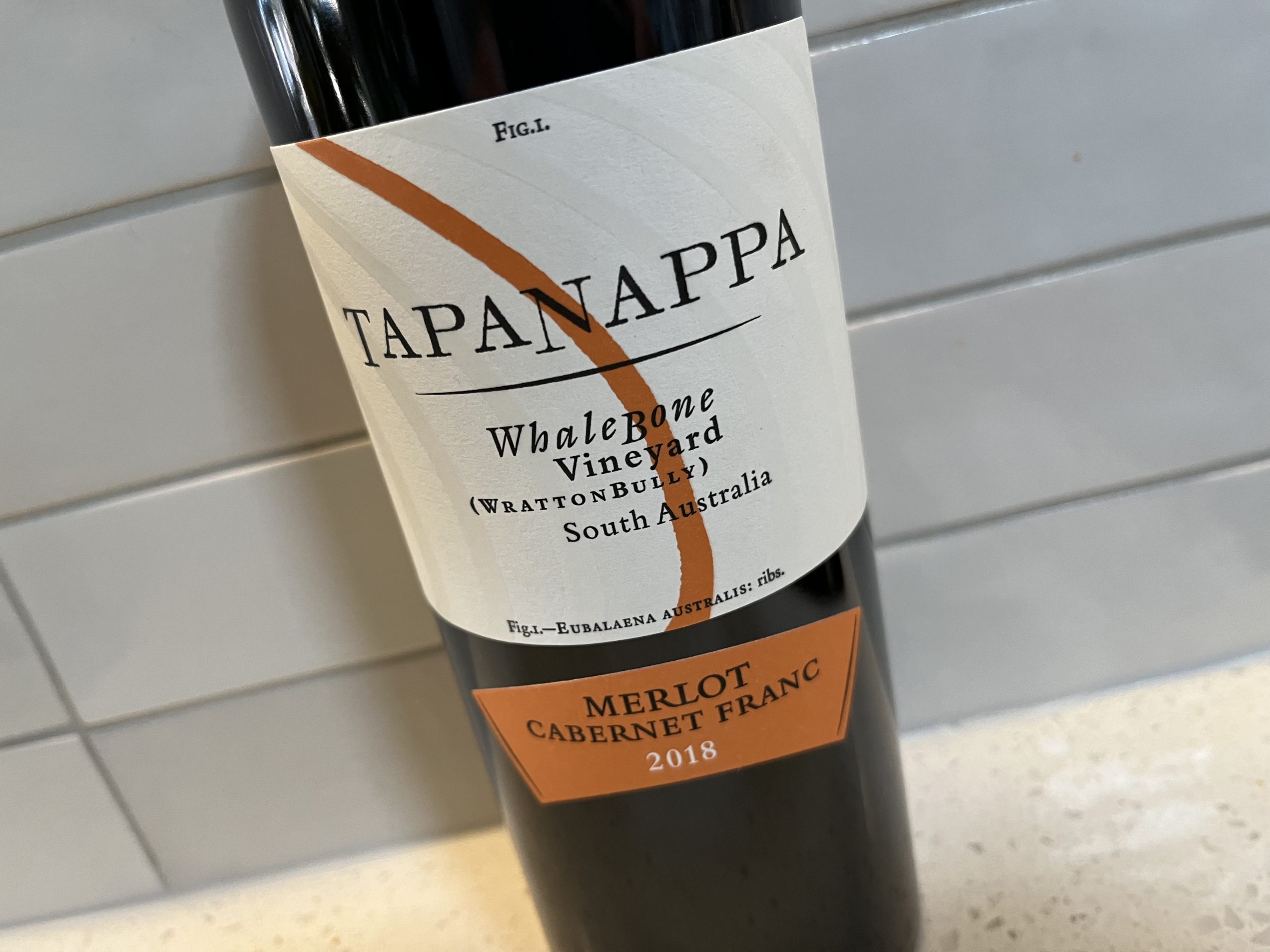 Review: Tapanappa Whalebone Merlot Cabernet Franc 2018