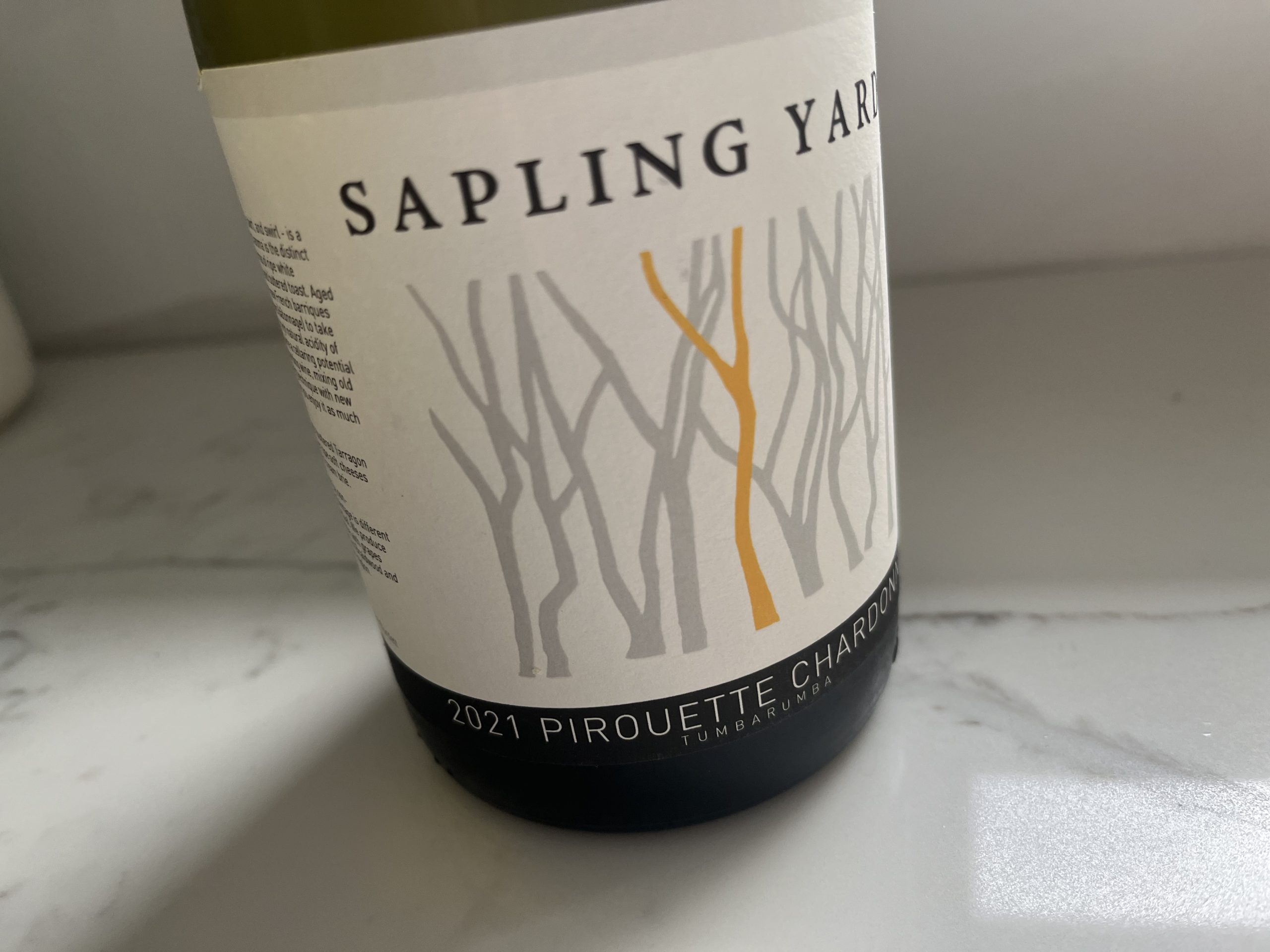Review: Sapling Yard Pirouette Chardonnay 2021