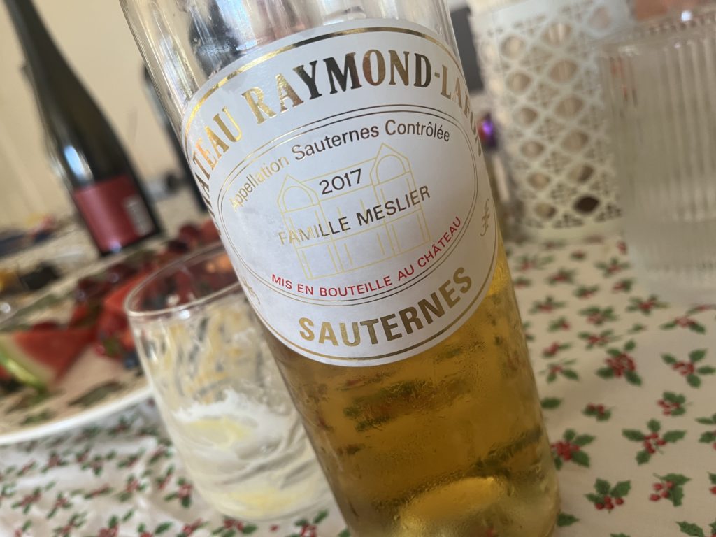 Raymond Lafon Sauternes 2017