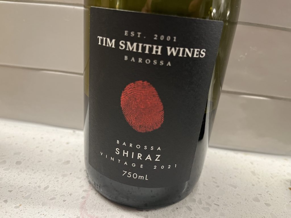 Tim Smith Shiraz 2021