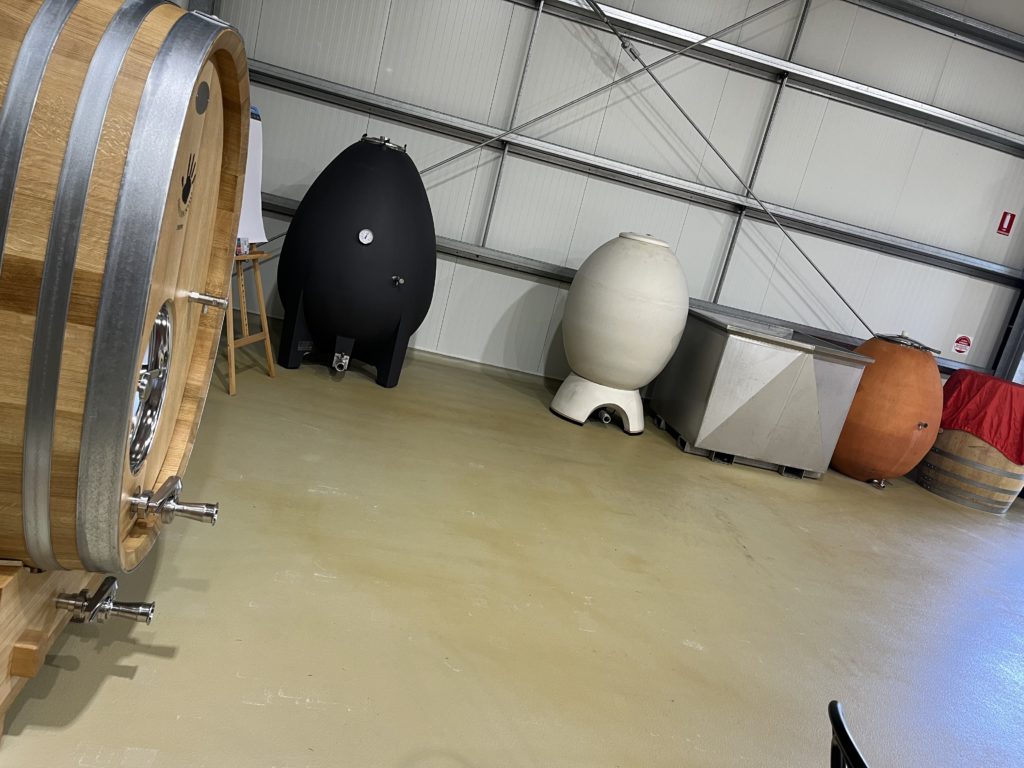 Handpicked Wines Capella Vineyard ferment vessels