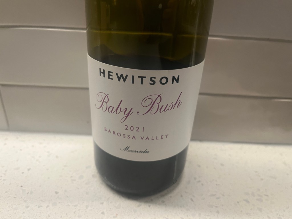 Hewitson Baby Bush Mourvedre 2021